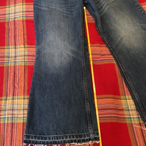 Free People Cropped Raw Hem Flared Jeans 29 - Picture 7 of 8